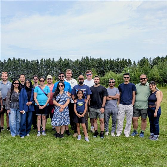 MRL members at the summer barbecue